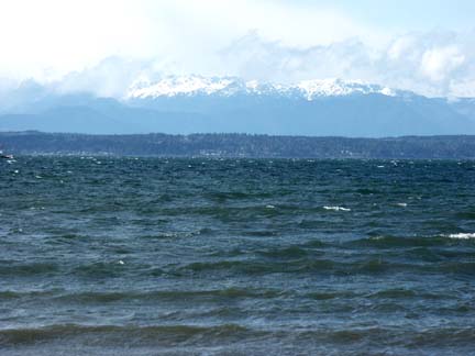 View of Golden Gardens Beach