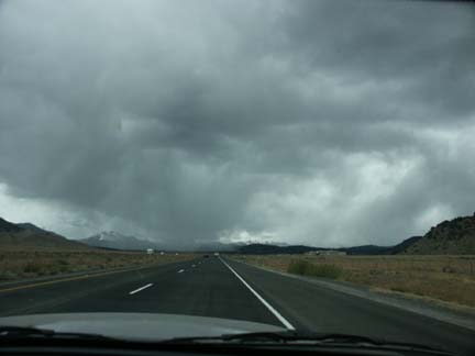 Yosemite, heading into snowstorm